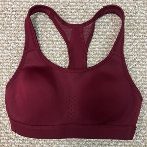 Avia Maroon Sports Bra Sz S